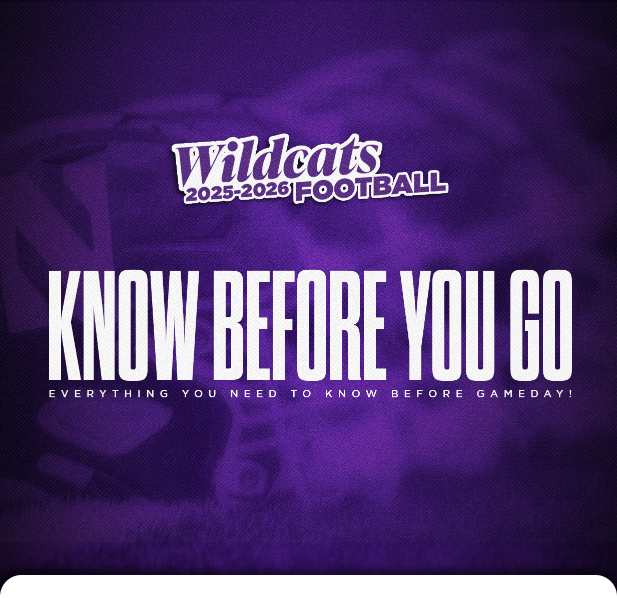 Northwestern Gameday Guide Mobile Header