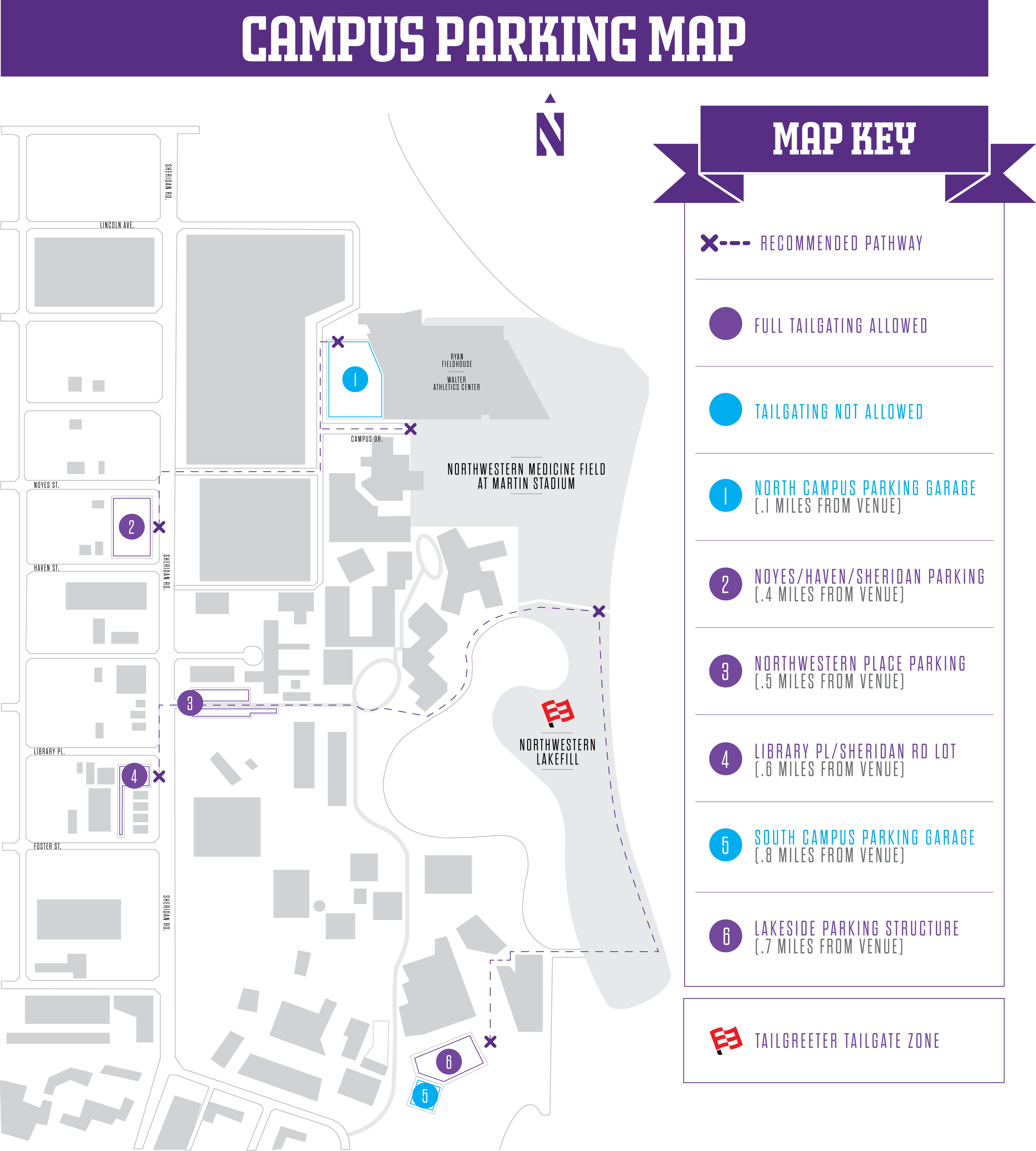Campus Parking Map
